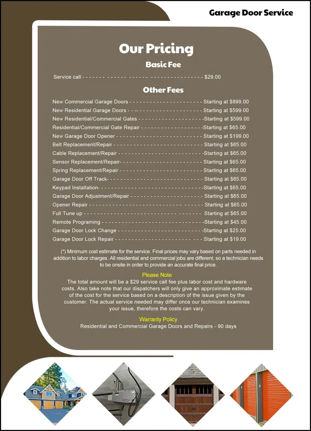 State Garage Doors Chula Vista, CA 619-371-3883